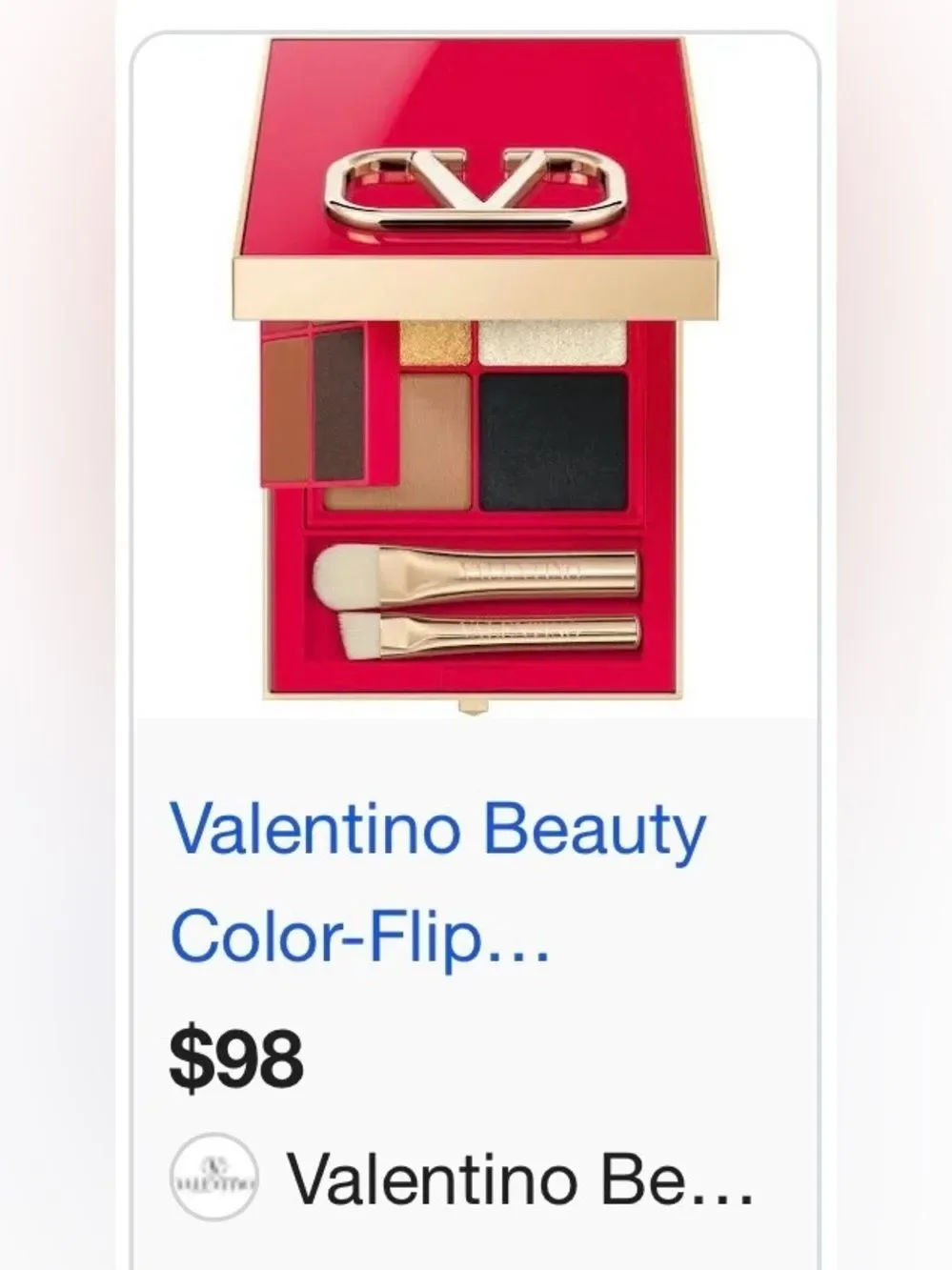 VALENTINO COLOR-FLIP EYESHADOW PALETTE COLOR: WHEN IN ROMA 01